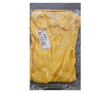 CORE  Gold Men's Polo Shirt 3XL NWT Short Sleeve‎ Polyester